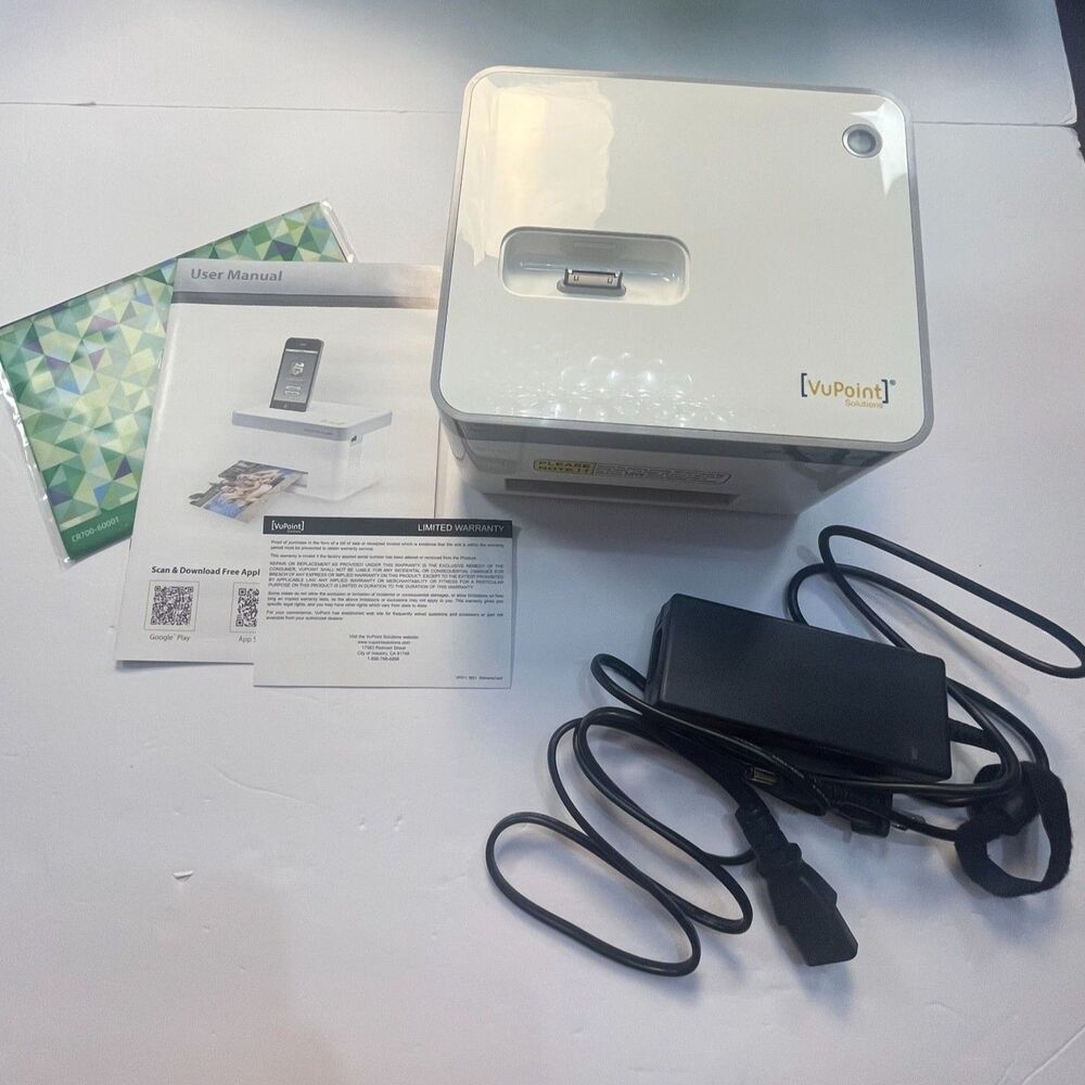 VuPoint Photo Cube Compact Photo Printer Brand New in Box Never Used - Picture 5 of 6